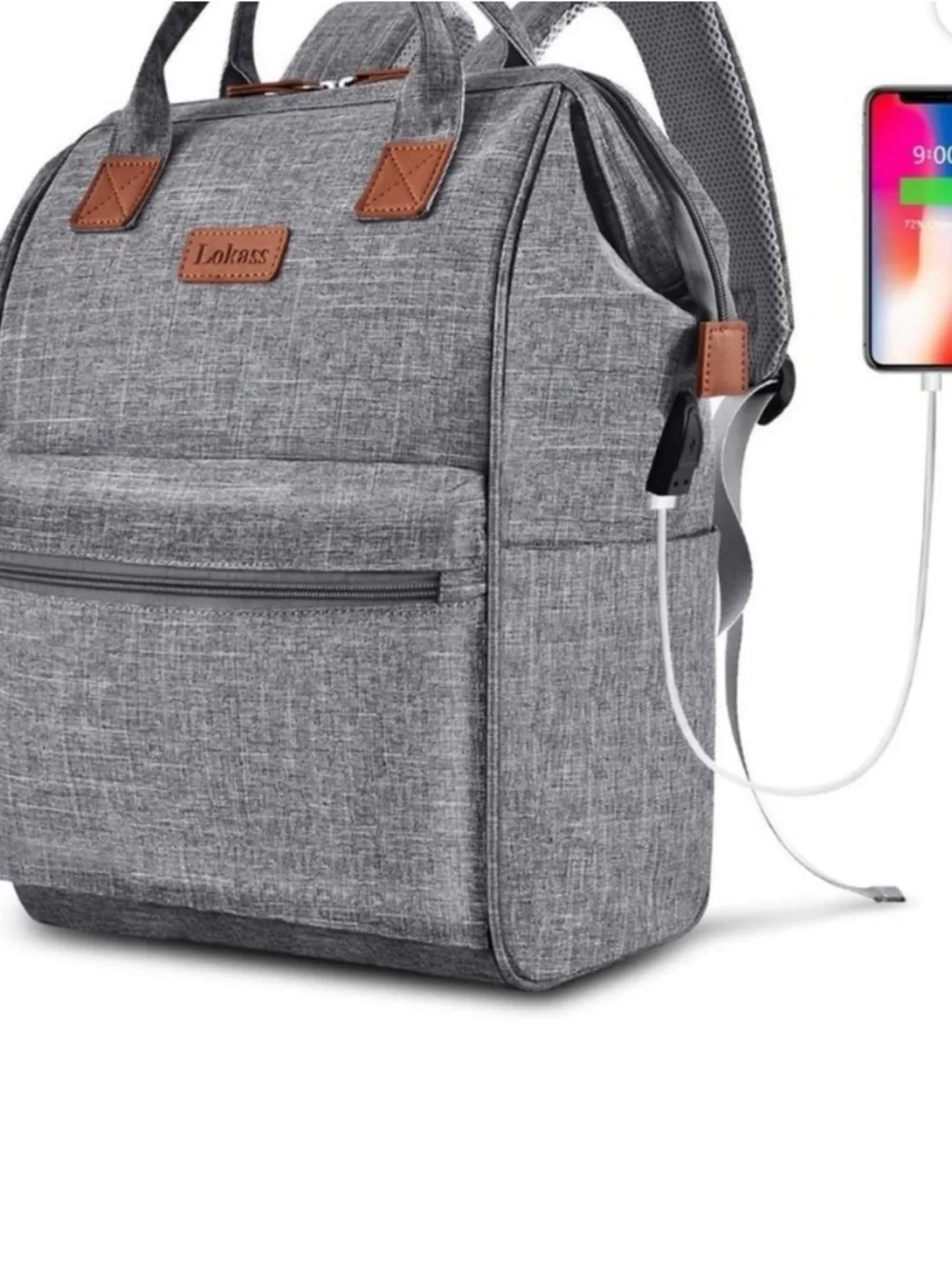 Gray Backpack